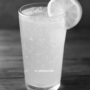 Fresh lemon soda