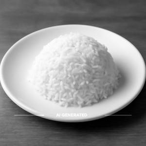 Plain Rice (half)
