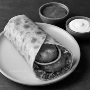 Aloo Tikki Wrap
