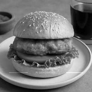 Classic chicken burger