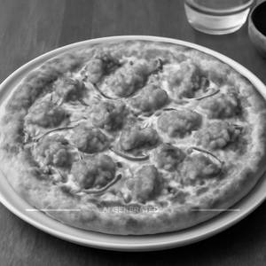 Crispy chicken pizza