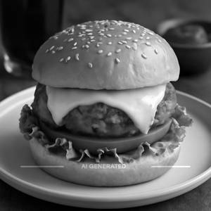 Veg cheese burger