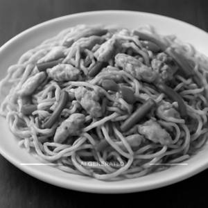 Chicken noodles  salt and pepper