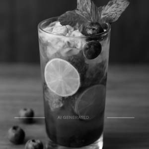 Blue Berry Mojito