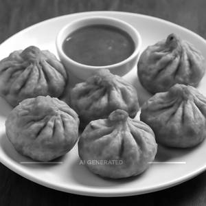 Veg Fried Momo (6 Pcs)