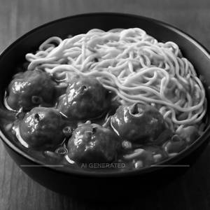 Veg Manchurian Noodles Bowl