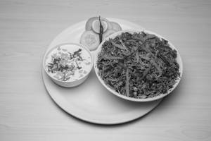 Tawa Pulao With Raitha