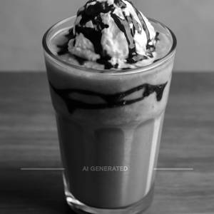 Chocolate Milkshake With Ice Cream