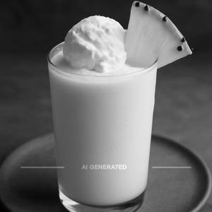 With Ice Cream Pineapple Shake