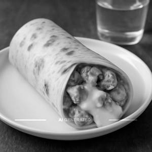 Chicken cheese wrap