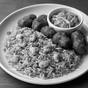 Chicken fried rice with chicken 65