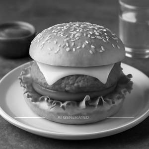 Vegetable Cheese Burger