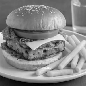 Paneer Tikka Burger