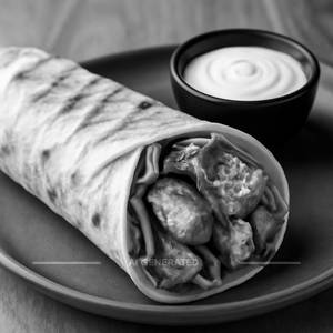 Grilled paneer wrap