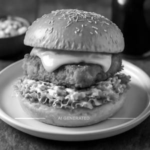 Crispy Cottage Cheese Burger