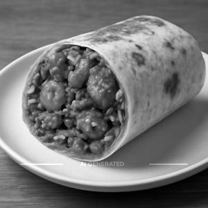 Schezwan Chicken Burrito