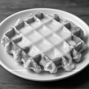 White Chocolate Waffle