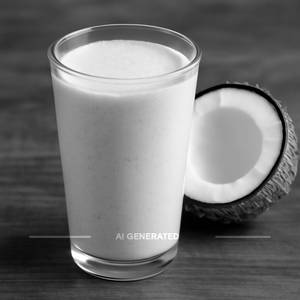 Coconut protein shake juice