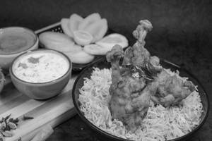 Chicken Lollipop Biryani - Basmati Rice
