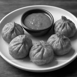 Veg Pan Fried Momo[8 pcs]