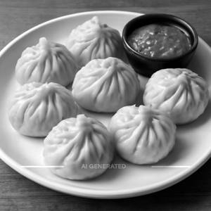 Chicken steamed momos 5pc