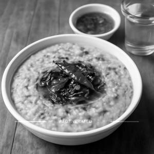 Dal khichdi with Tadka
