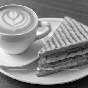 Cappuccino + Non Veg Sandwich
