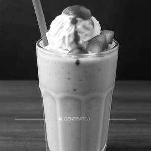 Strawberry Shake With Ice Cream