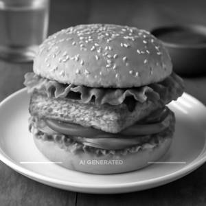 Spicy Paneer Burger