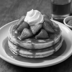 Strawberry pancakes
