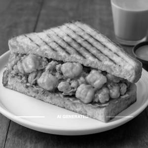 Paneer korma sandwich