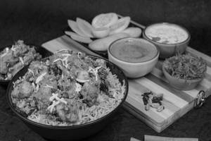 Hyderabadi Special Chicken Boneless Biryani - Basmati Rice