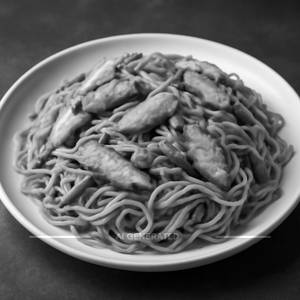 Chicken stirfried noodles