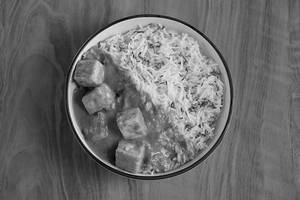 Jeera Rice With Paneer Butter Masala