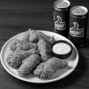 Chicken Fried Wings + Thumsup 250  ml -2