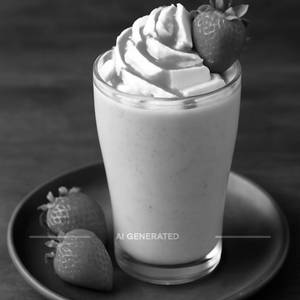Strawberry Rose Milkshake