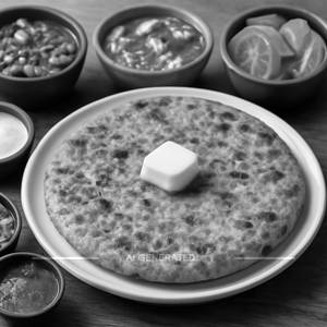 Paneer Capsicum Paratha