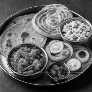 Kadhai Paneer Thali