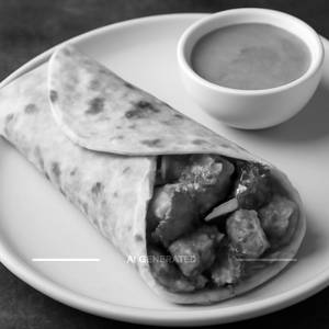 Veg tandoori wrap