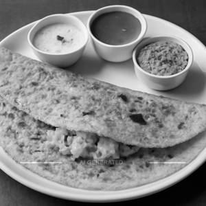 Rawa Onion Masala Dosa