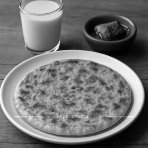 Aloo paratha with achar                                                                          