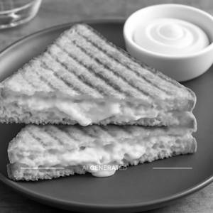 Mayonnaise Cheese Grilled Sandwich