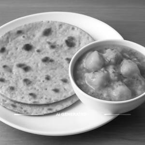 2 chapathi aloo curma