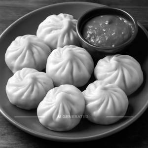 Paneer Momos Steamed
