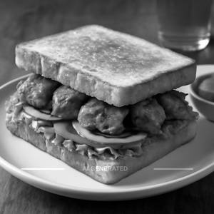 Tandoori chicken sandwich