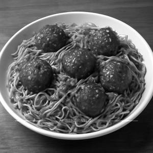 Veg Manchurian Noodles