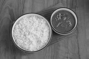 Basmathi Rice With Chicken Gravy