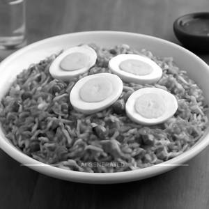 Schezwan egg fried rice