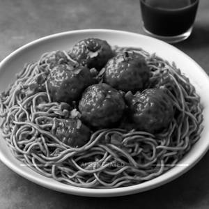 Egg Manchurian Noodles