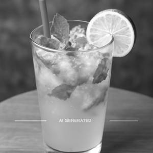 Green apple mojito
